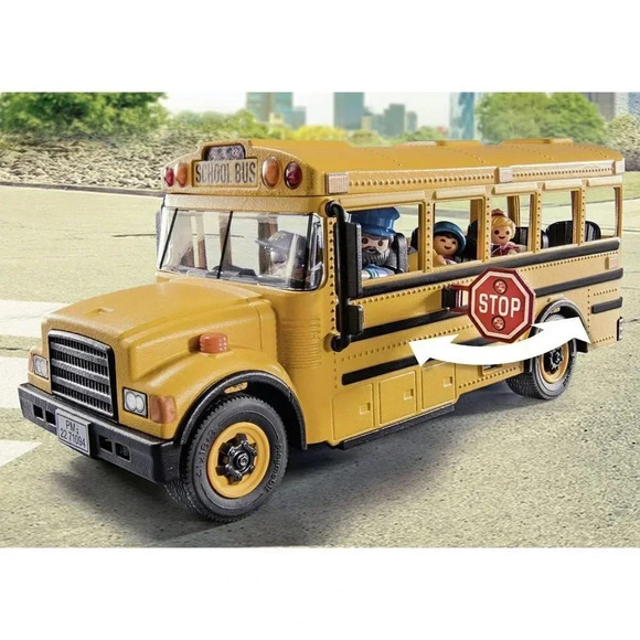 Orange Kids Toy Playmobil  School Bus - Picture 7 of 11